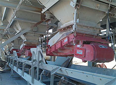 物料：礦石，建筑垃圾，固體廢棄物等